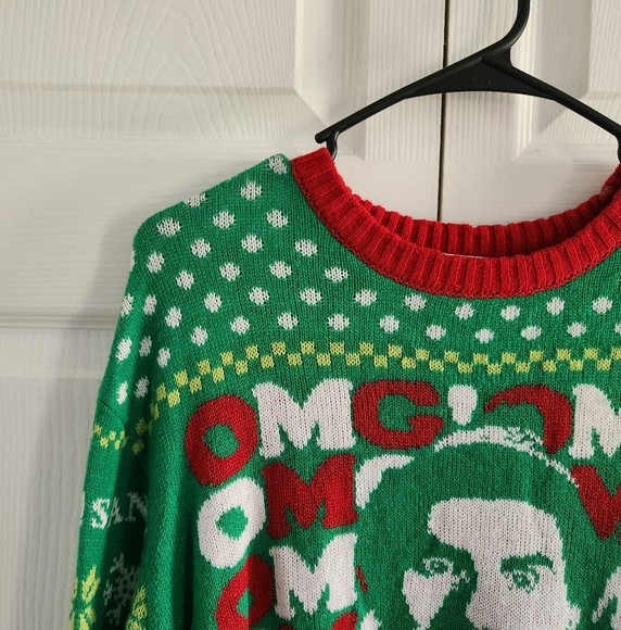 ELF "Santa! I Know Him!" Sweater - NEW Christmas ugly Sweater funny santa - Picture 2 of 16